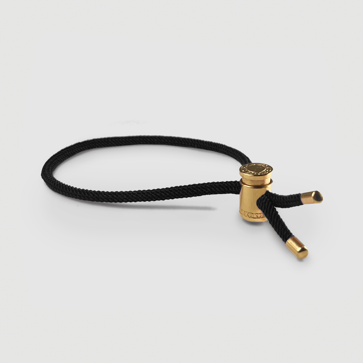 PULSEIRA BLACK CORD TOGGLE (OURO)