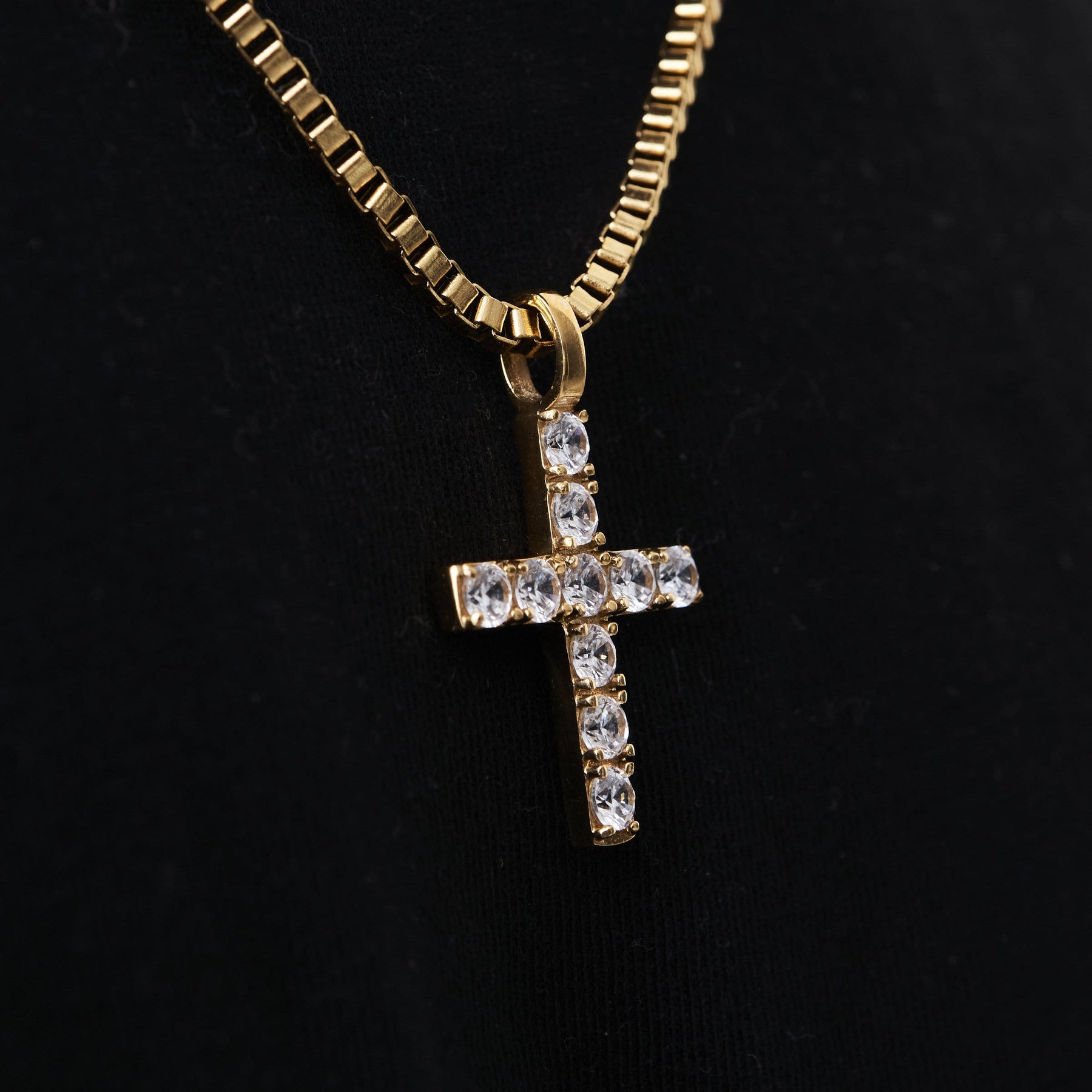 CORRENTE ICED CROSS (OURO)