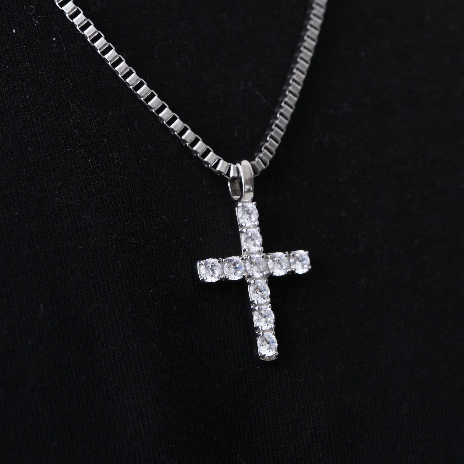 CORRENTE ICED CROSS (PRATA)