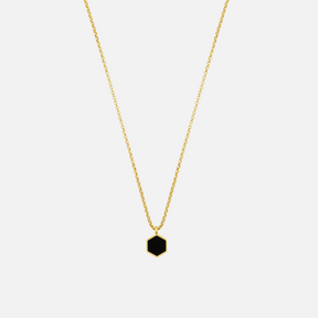 CORRENTE "MALÉFICE" ONYX (OURO)