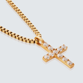 CORRENTE ICED CROSS (OURO)