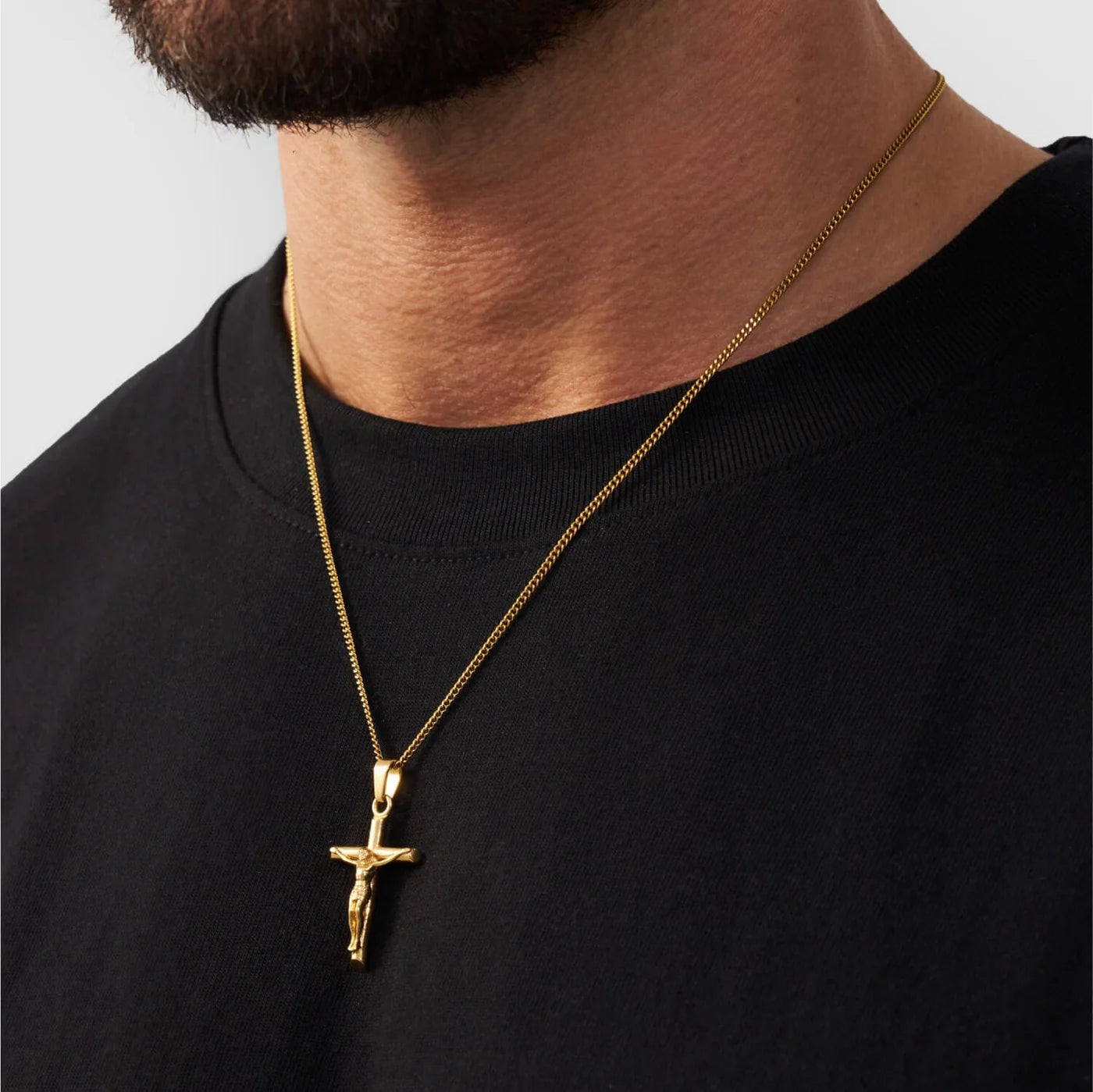 CORRENTE CRUCIFIX (OURO)