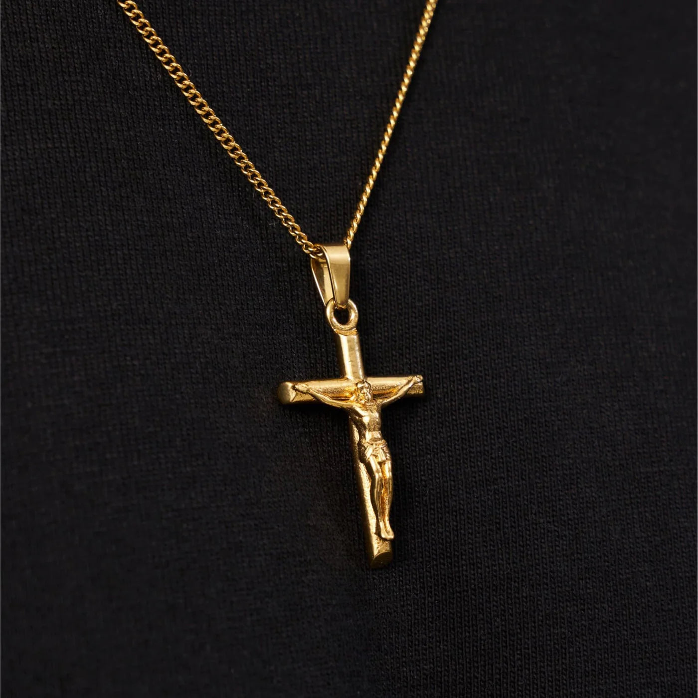 CORRENTE CRUCIFIX (OURO)