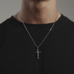 CORRENTE CRUCIFIX (PRATA)